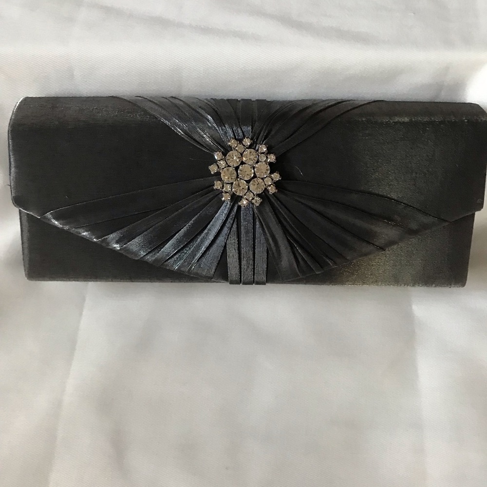 Satin clutch